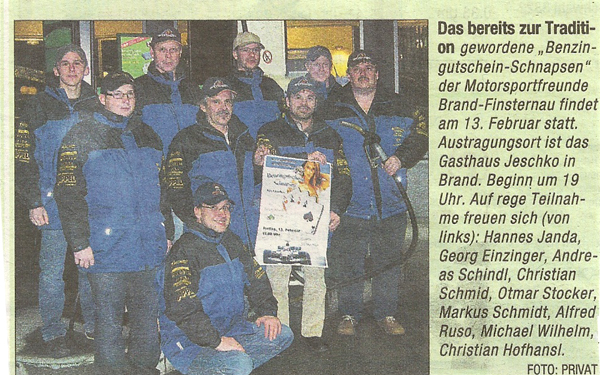 Benzingutscheinschnapsen 2009 Vorbericht